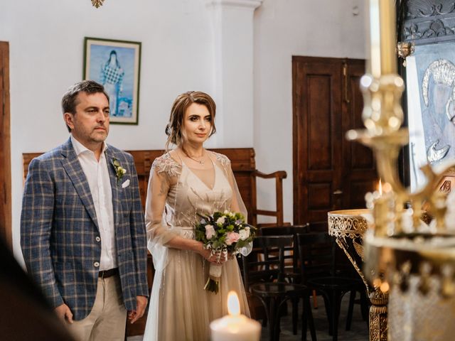 Tatyana and Mihail&apos;s Wedding in Santorini, Greece 127
