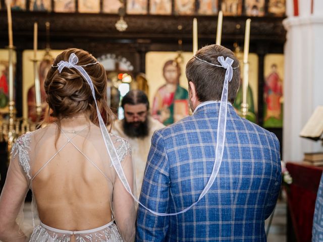 Tatyana and Mihail&apos;s Wedding in Santorini, Greece 128
