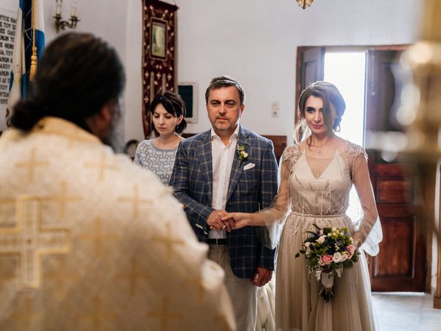 Tatyana and Mihail&apos;s Wedding in Santorini, Greece 130