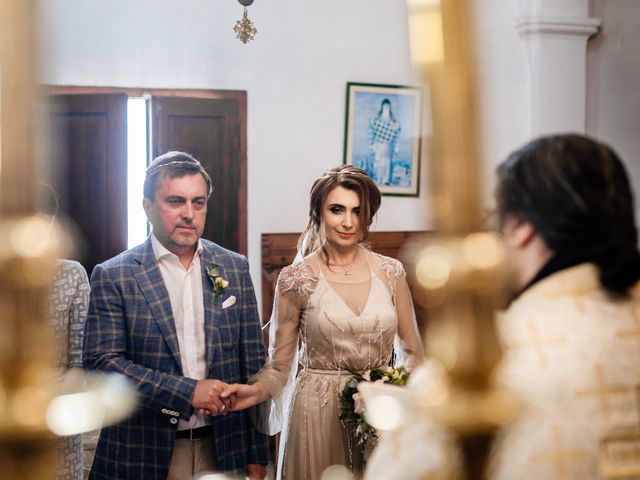 Tatyana and Mihail&apos;s Wedding in Santorini, Greece 132
