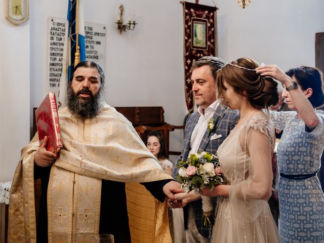 Tatyana and Mihail&apos;s Wedding in Santorini, Greece 134