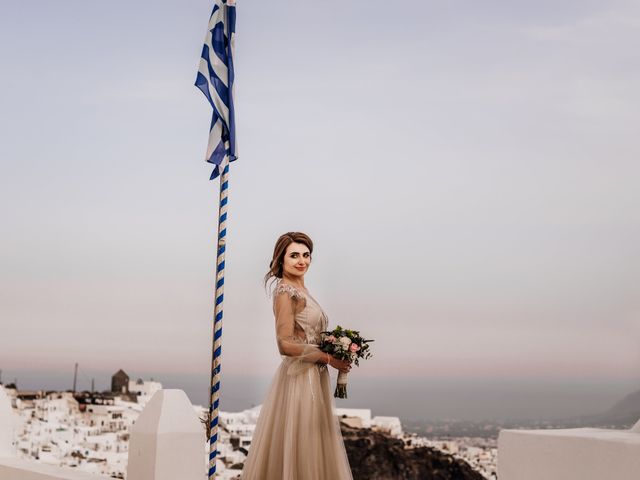 Tatyana and Mihail&apos;s Wedding in Santorini, Greece 140
