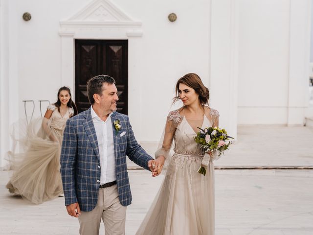 Tatyana and Mihail&apos;s Wedding in Santorini, Greece 141
