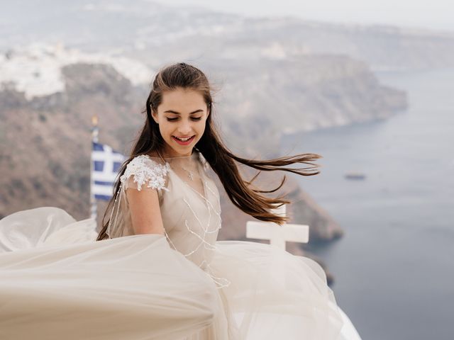 Tatyana and Mihail&apos;s Wedding in Santorini, Greece 142
