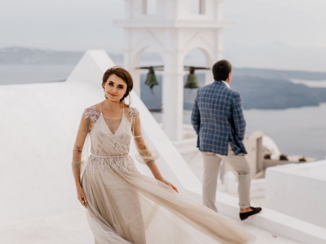 Tatyana and Mihail&apos;s Wedding in Santorini, Greece 144