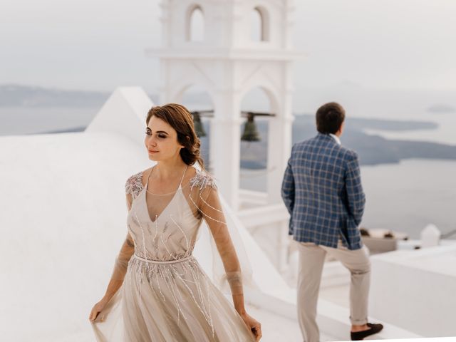 Tatyana and Mihail&apos;s Wedding in Santorini, Greece 145