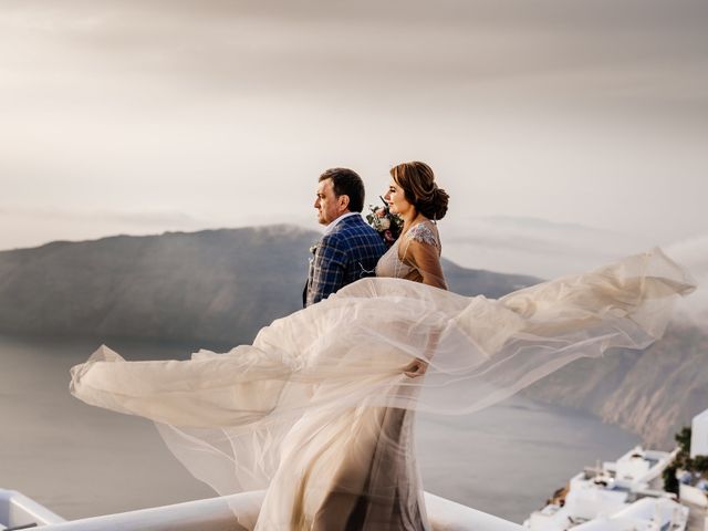 Tatyana and Mihail&apos;s Wedding in Santorini, Greece 147