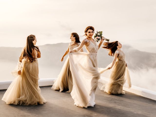 Tatyana and Mihail&apos;s Wedding in Santorini, Greece 152