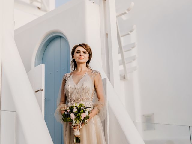 Tatyana and Mihail&apos;s Wedding in Santorini, Greece 160