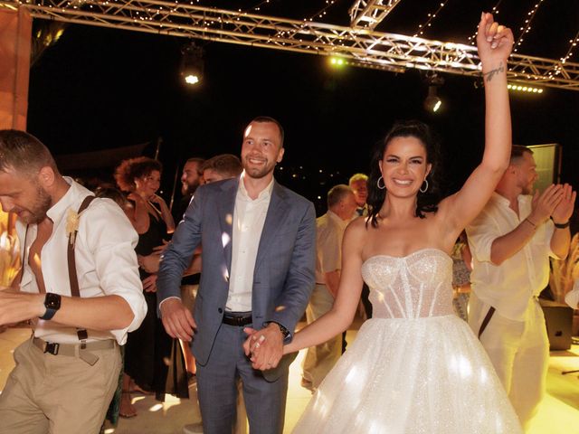 Melina Syri and Lukas Lekavicius&apos;s Wedding in Santorini, Greece 6