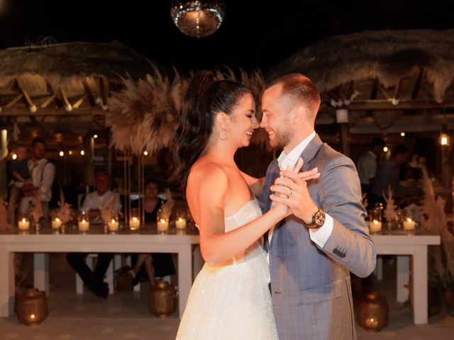 Melina Syri and Lukas Lekavicius&apos;s Wedding in Santorini, Greece 13