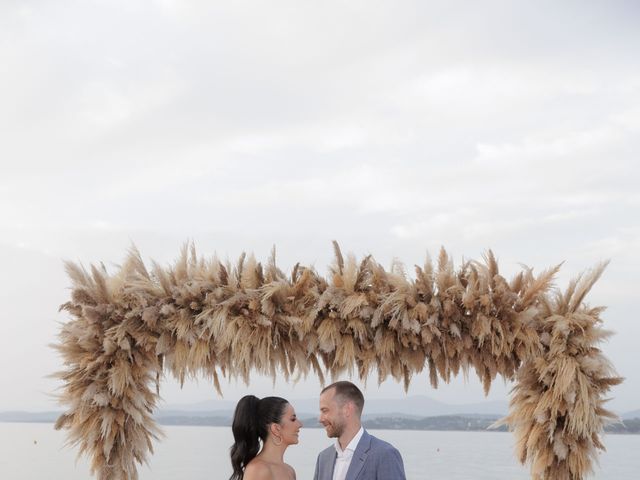Melina Syri and Lukas Lekavicius&apos;s Wedding in Santorini, Greece 19