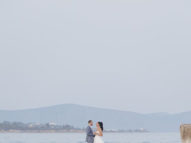 Melina Syri and Lukas Lekavicius&apos;s Wedding in Santorini, Greece 21