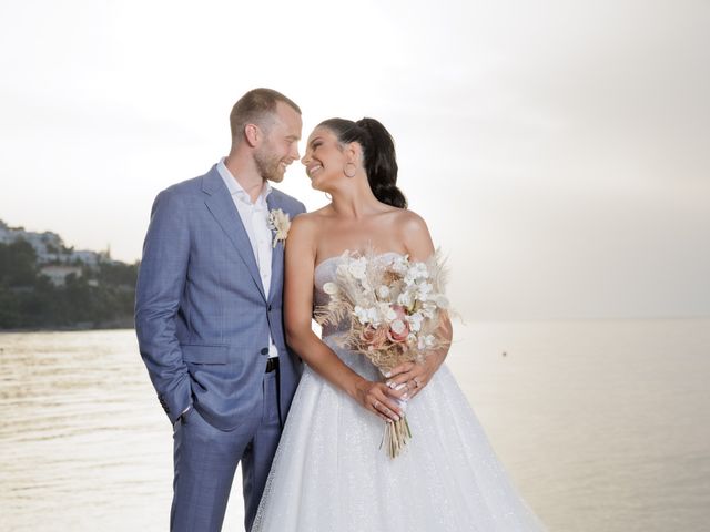 Melina Syri and Lukas Lekavicius&apos;s Wedding in Santorini, Greece 25