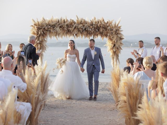 Melina Syri and Lukas Lekavicius&apos;s Wedding in Santorini, Greece 26