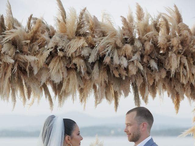 Melina Syri and Lukas Lekavicius&apos;s Wedding in Santorini, Greece 29
