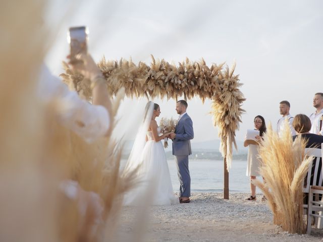 Melina Syri and Lukas Lekavicius&apos;s Wedding in Santorini, Greece 30
