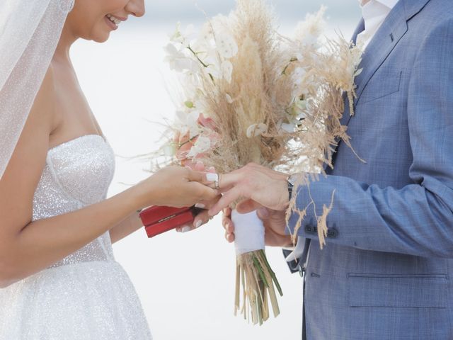 Melina Syri and Lukas Lekavicius&apos;s Wedding in Santorini, Greece 36