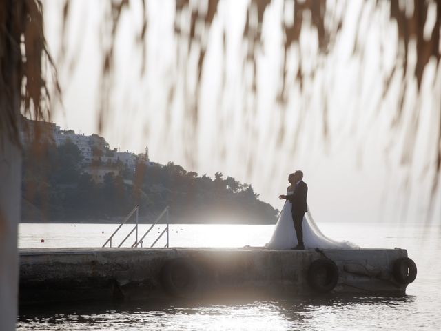 Melina Syri and Lukas Lekavicius&apos;s Wedding in Santorini, Greece 44