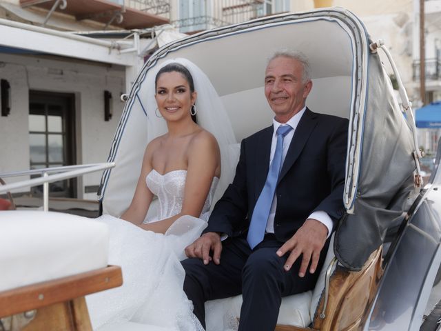 Melina Syri and Lukas Lekavicius&apos;s Wedding in Santorini, Greece 49