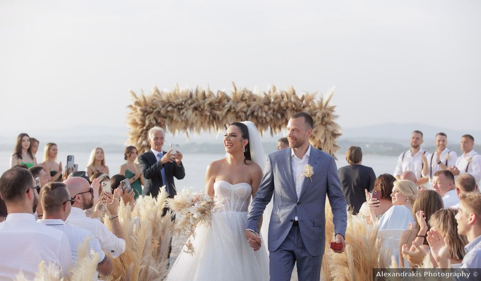 Melina Syri and Lukas Lekavicius's Wedding in Santorini, Greece