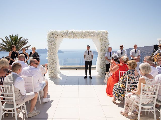Chris and Natalie&apos;s Wedding in Santorini, Greece 1