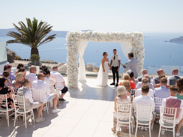 Chris and Natalie&apos;s Wedding in Santorini, Greece 4