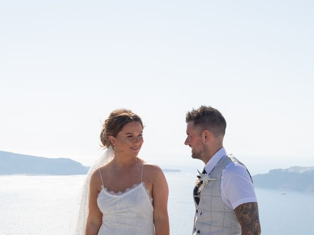 Chris and Natalie&apos;s Wedding in Santorini, Greece 6