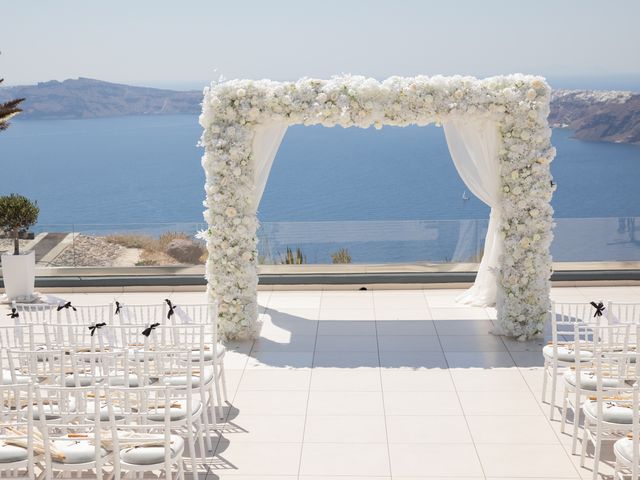 Chris and Natalie&apos;s Wedding in Santorini, Greece 13