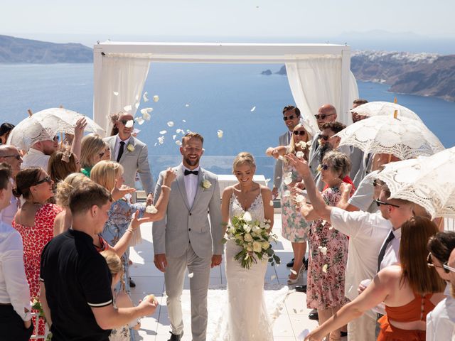 Perry and Chloe&apos;s Wedding in Santorini, Greece 2