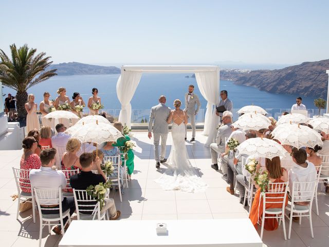 Perry and Chloe&apos;s Wedding in Santorini, Greece 5