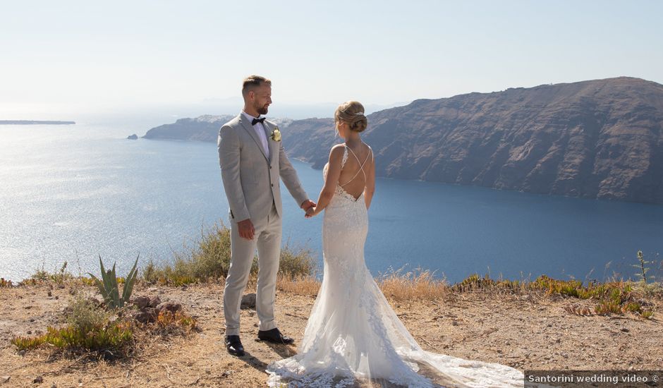 Perry and Chloe's Wedding in Santorini, Greece