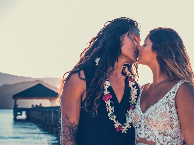 Emmy and Mingmar&apos;s Wedding in Hanalei, Hawaii 24