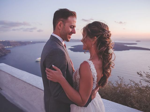Katerina and Ilias&apos;s Wedding in Santorini, Greece 11