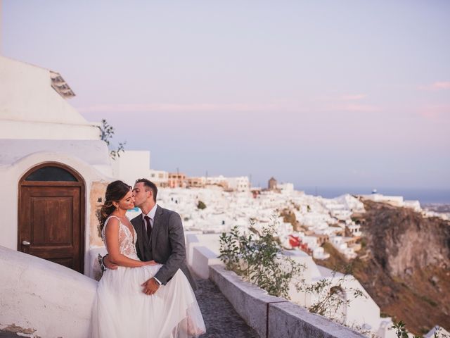 Katerina and Ilias&apos;s Wedding in Santorini, Greece 16