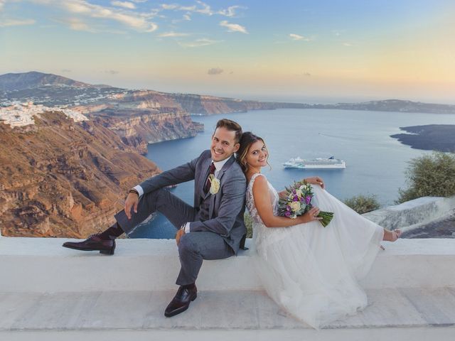 Katerina and Ilias&apos;s Wedding in Santorini, Greece 27