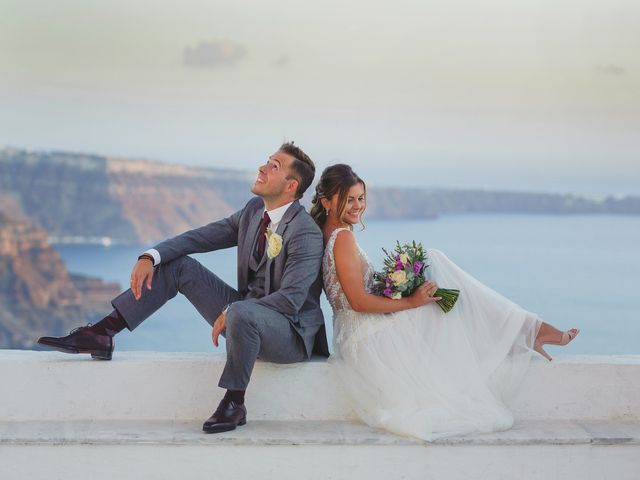 Katerina and Ilias&apos;s Wedding in Santorini, Greece 1