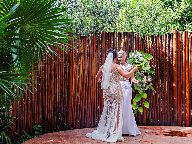 Leah and Samantha&apos;s Wedding in Cancun, Mexico 61