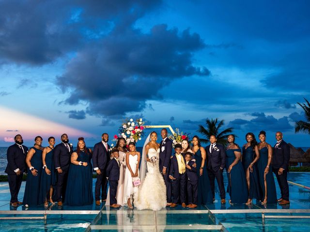 Raynard and Allison&apos;s Wedding in Cancun, Mexico 54