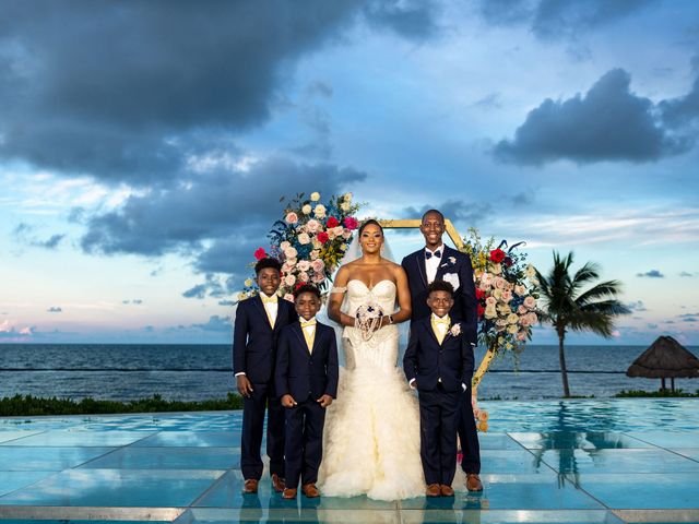Raynard and Allison&apos;s Wedding in Cancun, Mexico 57