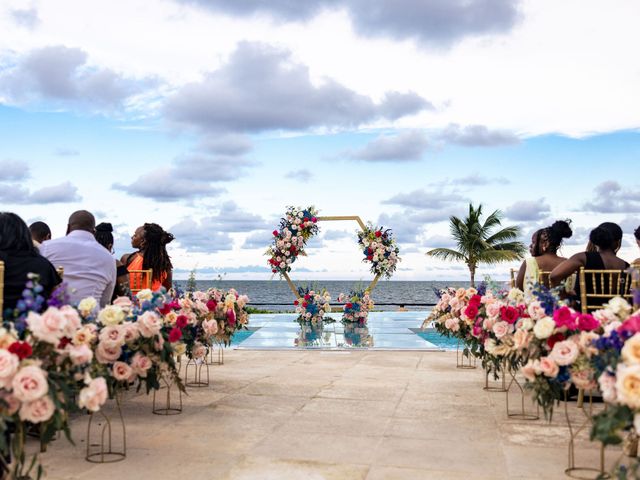 Raynard and Allison&apos;s Wedding in Cancun, Mexico 91