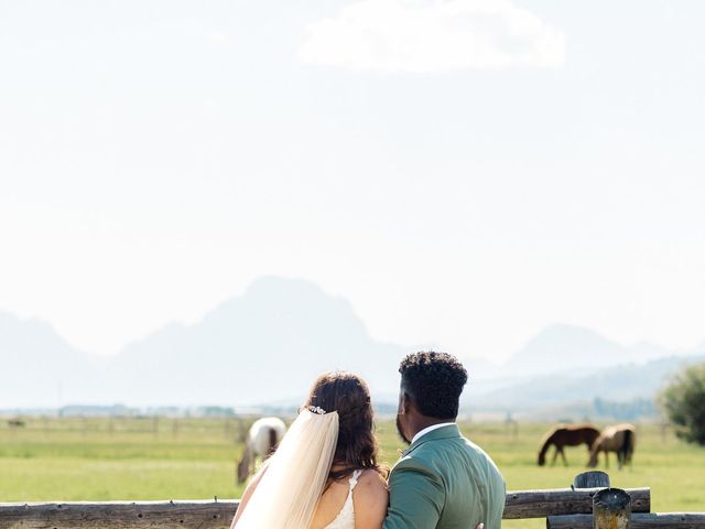 Drae and Brianna&apos;s Wedding in Moran, Wyoming 32