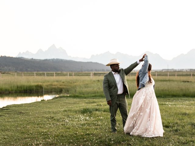 Drae and Brianna&apos;s Wedding in Moran, Wyoming 45