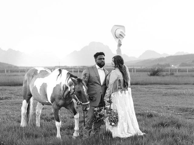 Drae and Brianna&apos;s Wedding in Moran, Wyoming 47