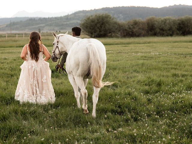 Drae and Brianna&apos;s Wedding in Moran, Wyoming 50