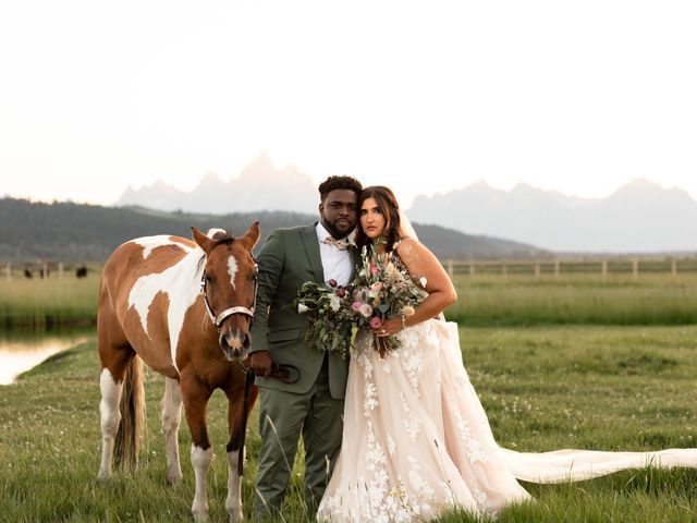 Drae and Brianna&apos;s Wedding in Moran, Wyoming 54