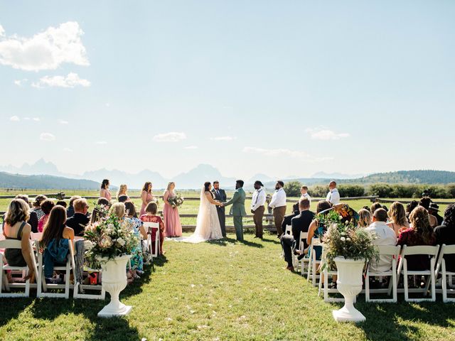 Drae and Brianna&apos;s Wedding in Moran, Wyoming 80