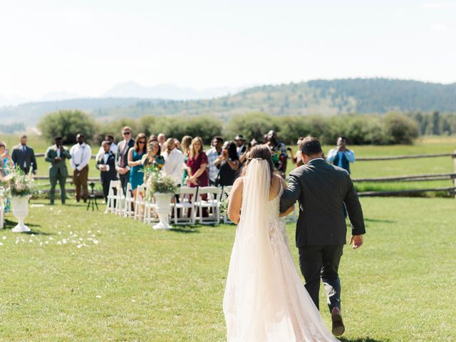 Drae and Brianna&apos;s Wedding in Moran, Wyoming 85