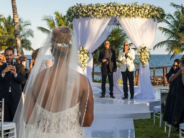 Byron and Ebony&apos;s Wedding in Cancun, Mexico 56