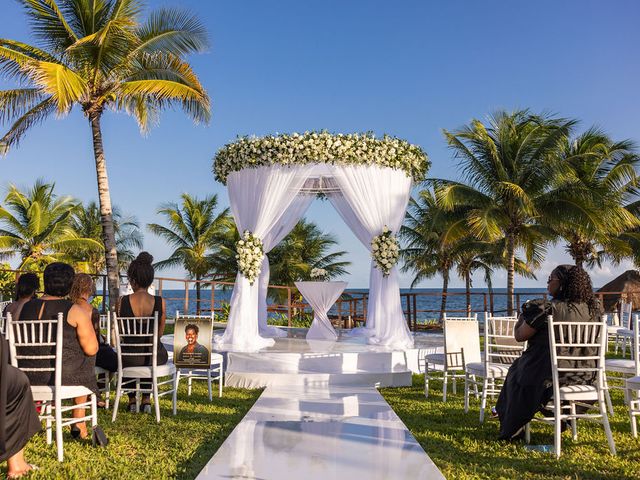 Byron and Ebony&apos;s Wedding in Cancun, Mexico 65